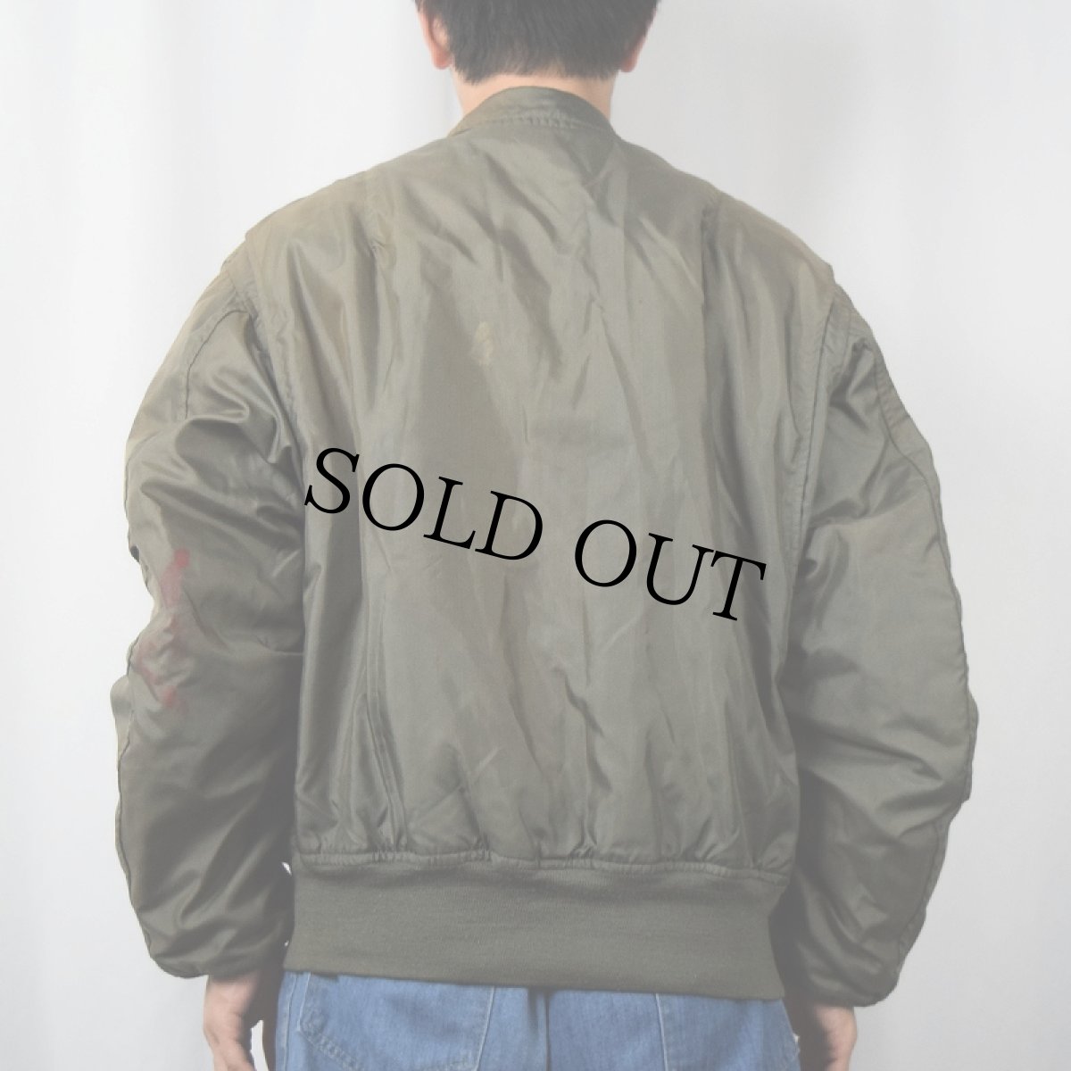 画像3: 80's U.S.AIR FORCE CWU-36/P "TYPE B" フライトジャケット 初期型 EXTRA LARGE (3)