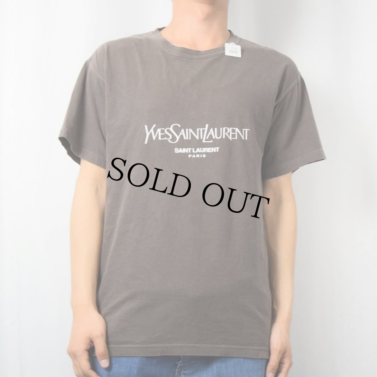 画像2: Yves Saint-Laurent ロゴプリントＴシャツ (2)