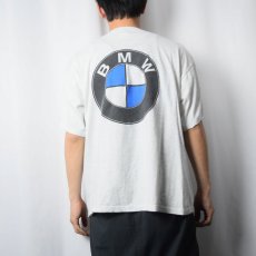 画像4: BMW 自動車メーカー ロゴプリントTシャツ (4)