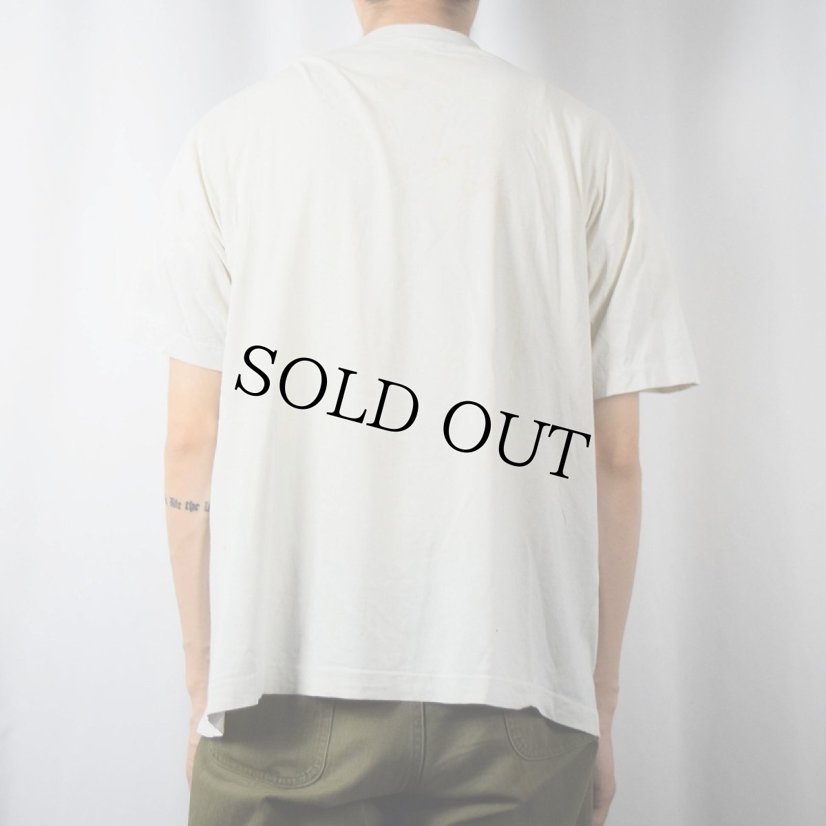 画像3: 90's "DAT KOMT ERVAN ALS JE..." シュールイラストTシャツ XL (3)