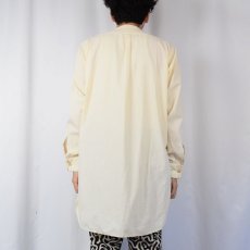 画像3: 50's ROCOLA デタッチャブルカラー×マチ付き コットングランパシャツ (3)