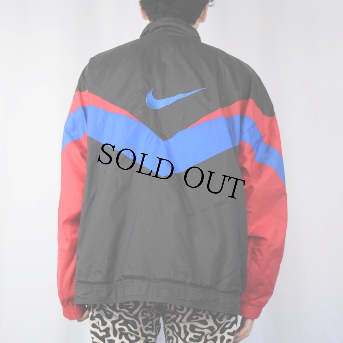 画像3: NIKE ロゴ刺繍 ナイロンジャケット L (3)