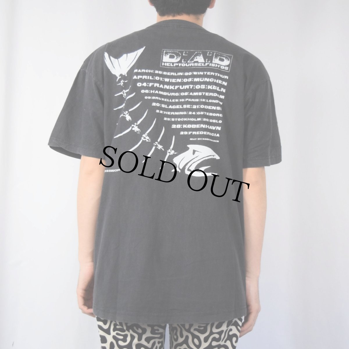 画像4: D-A-D "Helpyourselfish" ロックバンドツアーTシャツ XL (4)