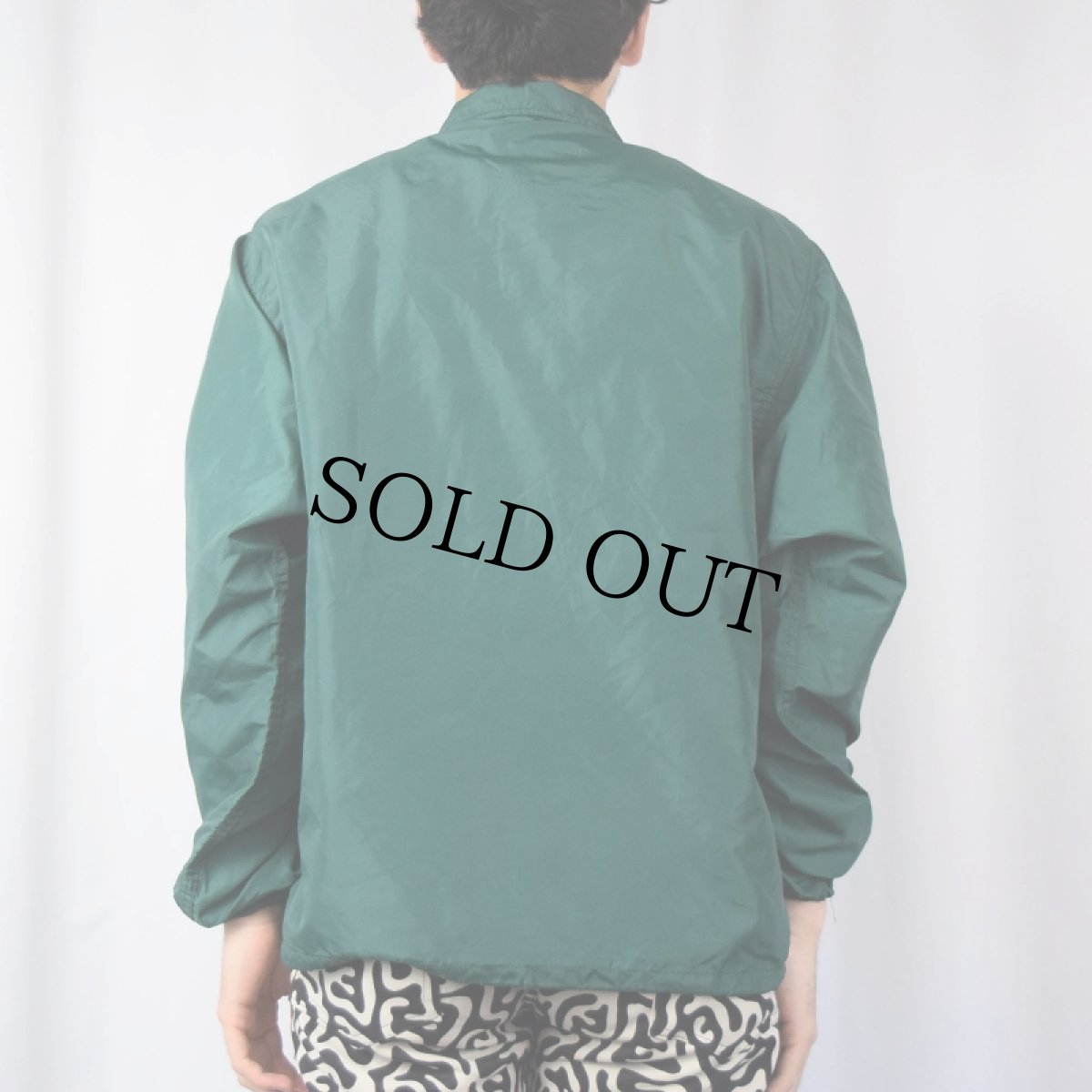 画像3: 60's RUSSELL SOUTHERN USA製 "BRIAN" フロッキープリント ナイロンコーチジャケット S (3)