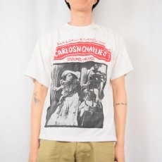 画像2: 90's CARLOS'N CHARLIE'S レストランプリントTシャツ L (2)