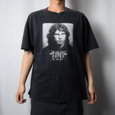 画像3: 【お客様お支払処理中】The Doors "JIM MORRISON" ロックミュージシャンプリントTシャツ BLACK (3)