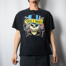 画像3: 1991 GUNS N' ROSES USA製 "GET IN THE RING MOTHERFUCKER" ロックバンドツアーTシャツ BLACK XL (3)