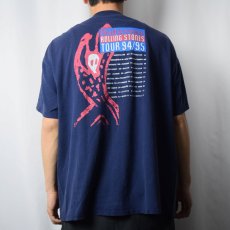 画像4: 1994 ROLLING STONES USA製 "VOODOO LOUNGE" ロックバンドツアーTシャツ NAVY XL (4)