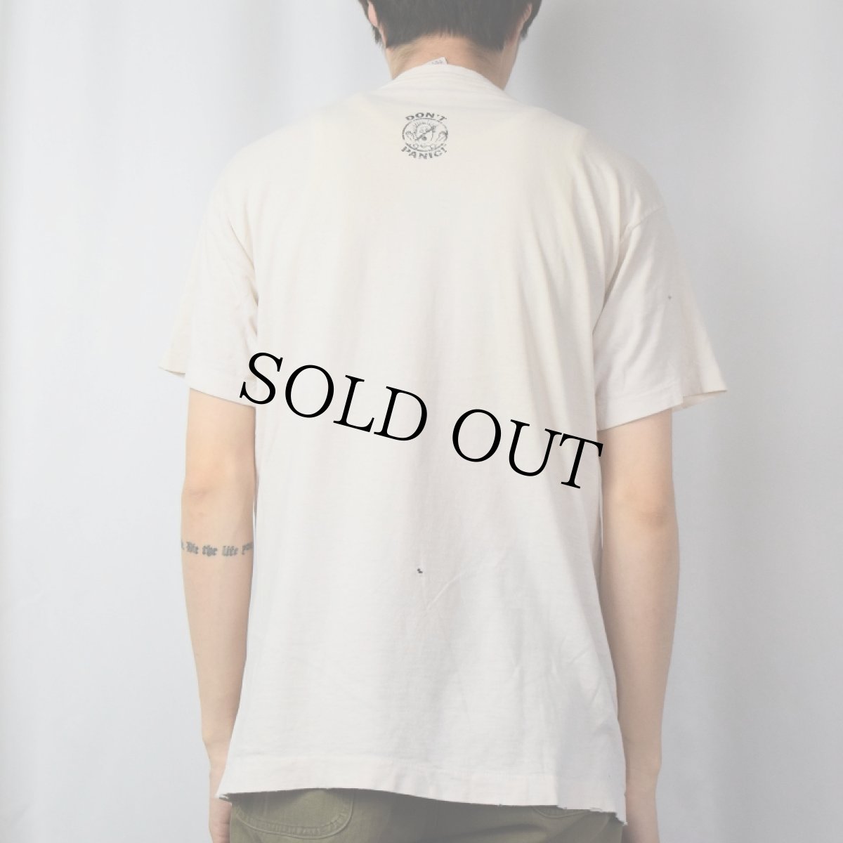 画像3: 90's DON'T PANIC "NOBODY KNOWS I'M ELVIS." プリントTシャツ (3)