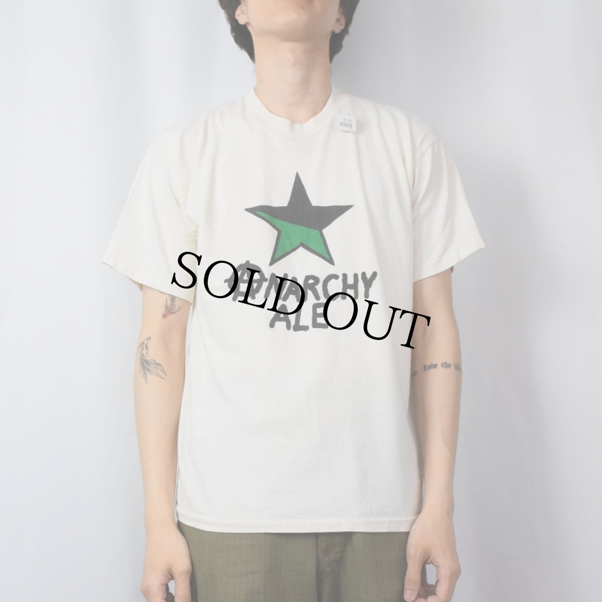 画像2: 90's ANARCHY ALE USA製 プリントTシャツ L (2)