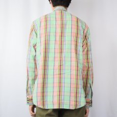 画像3: POLO Ralph Lauren チェック柄 "RL WESTERN" コットンウエスタンシャツ L (3)