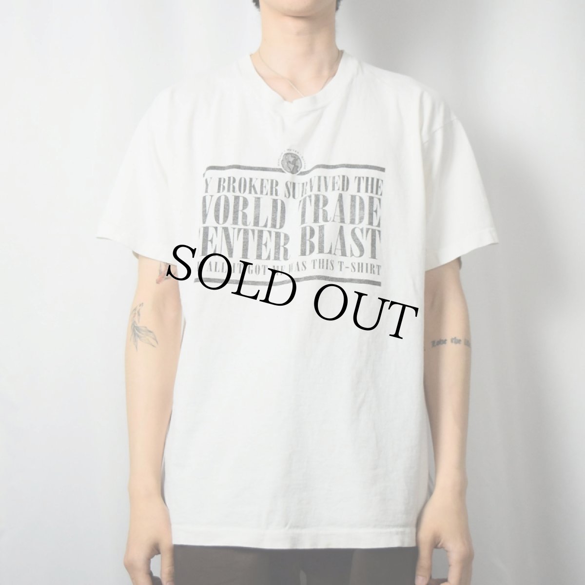 画像3: 90's "WORLD TRADE CENTER BLAST" アメリカ同時多発テロ事件プリントTシャツ XL (3)