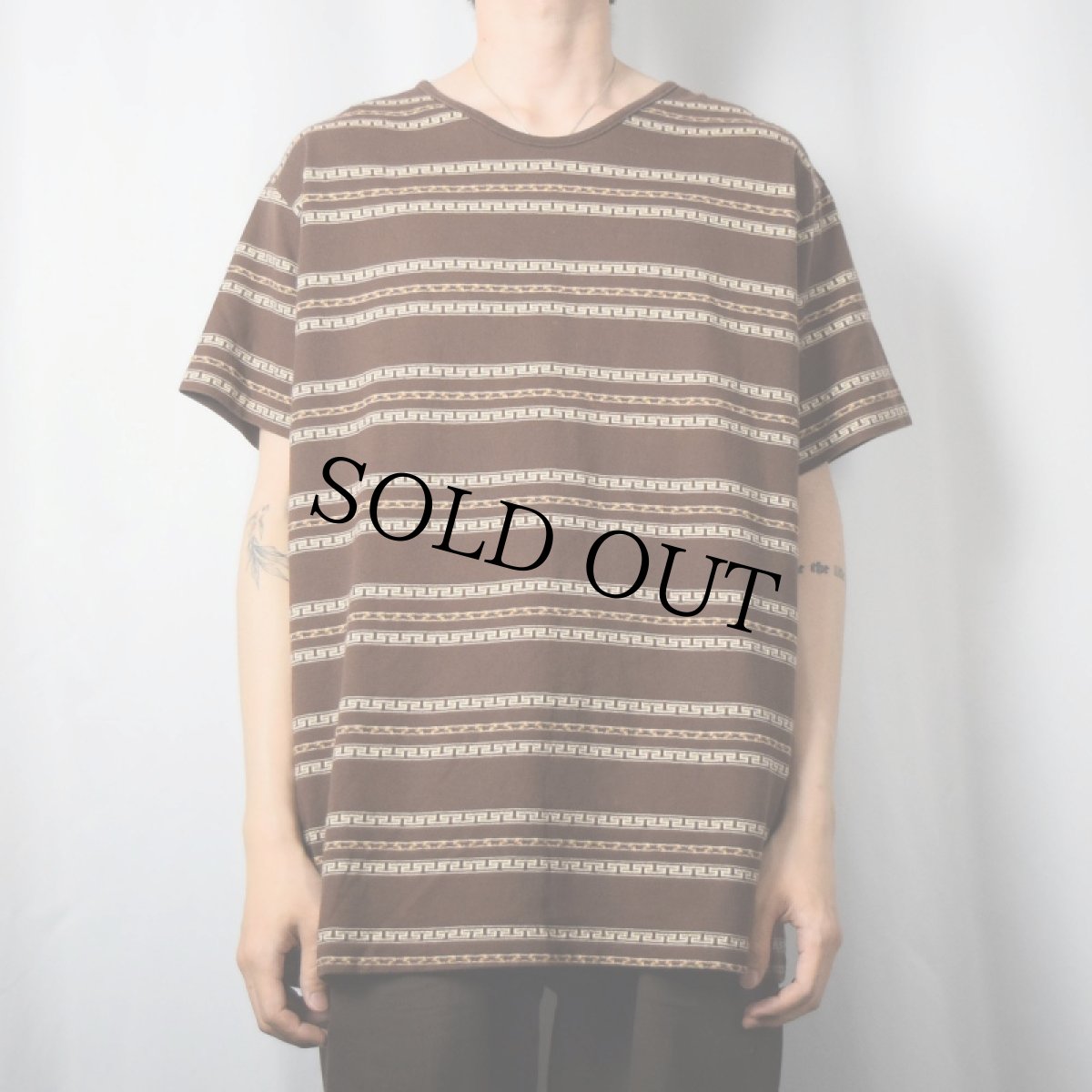 画像2: 90's POLO Ralph Lauren USA製 ボーダー柄 Tシャツ XL (2)