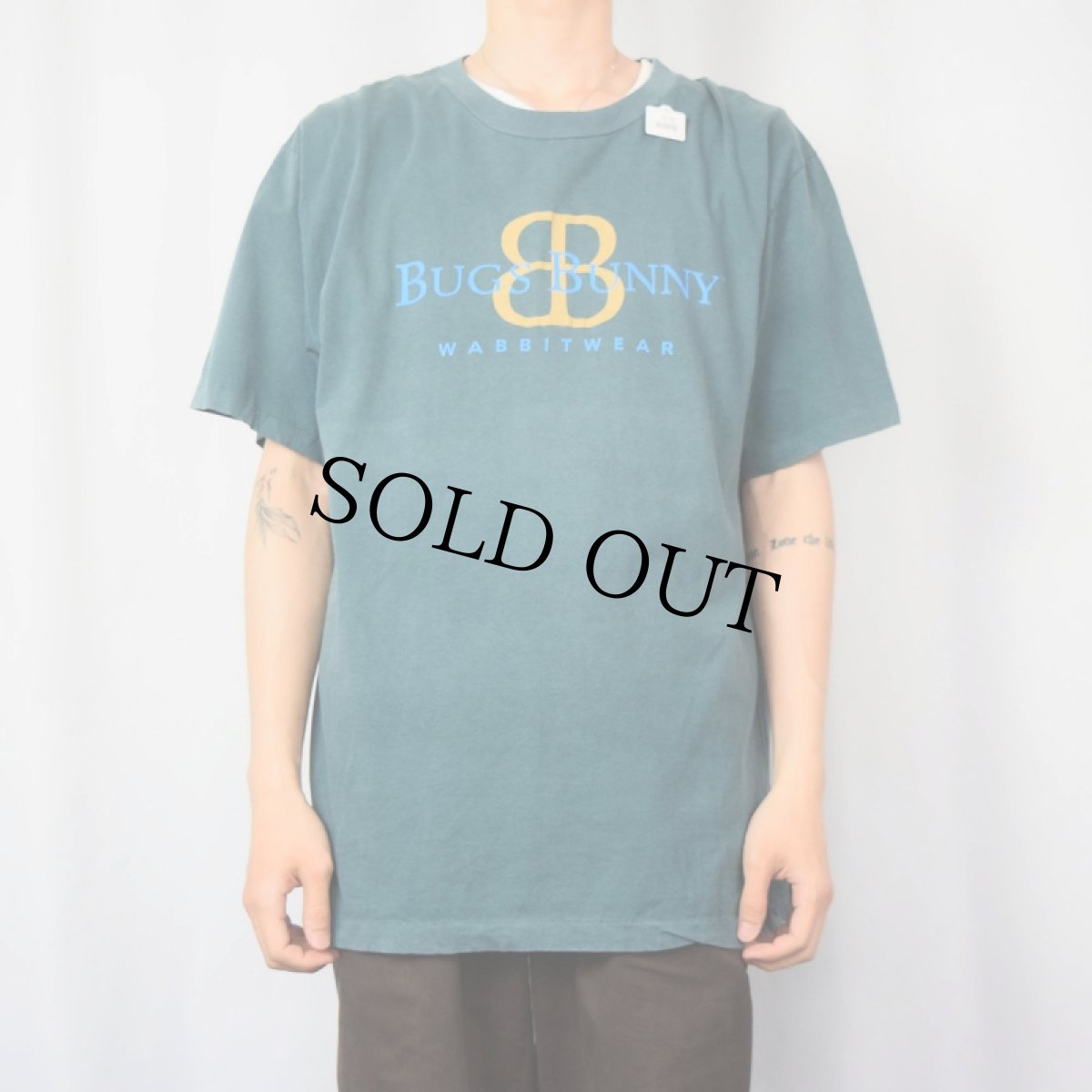 画像3: 90's BUGS BUNNY キャラクターパロディTシャツ (3)