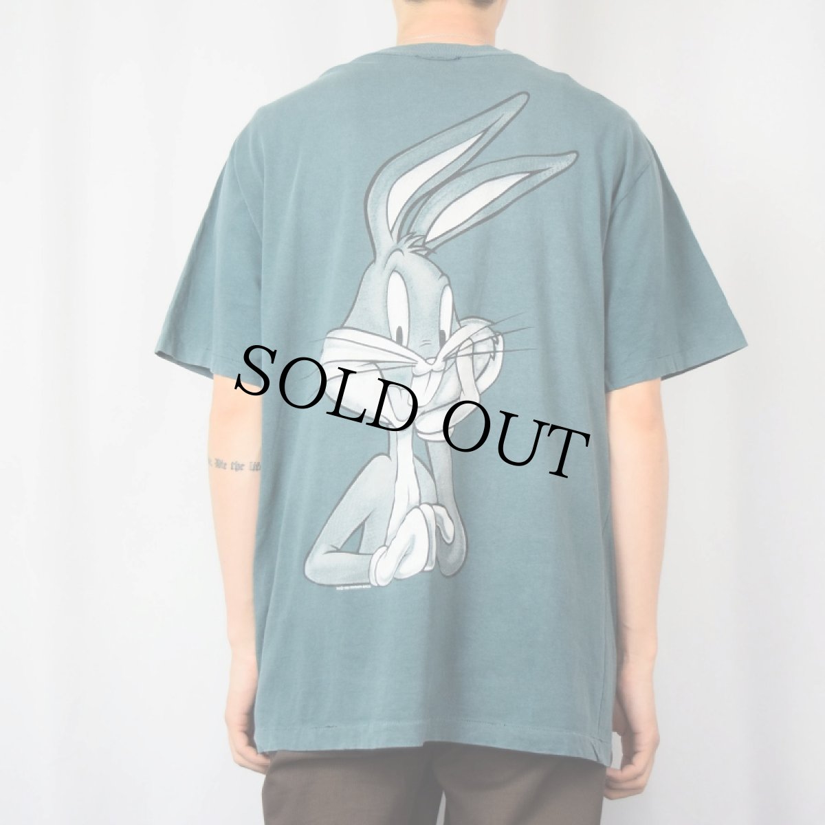 画像4: 90's BUGS BUNNY キャラクターパロディTシャツ (4)