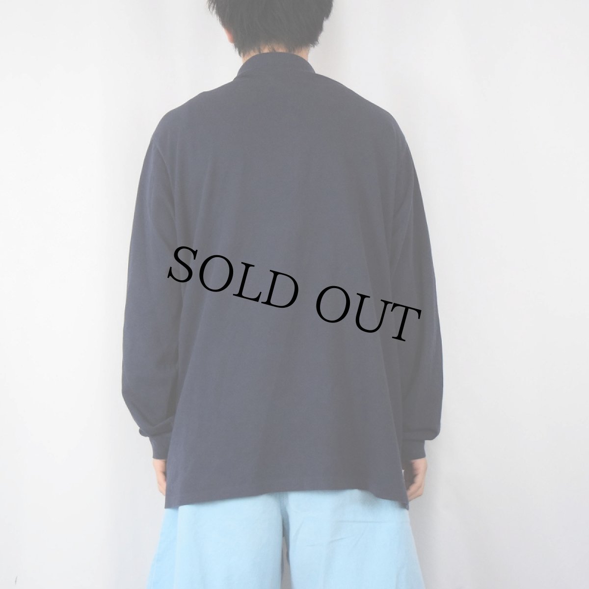 画像3: 70〜80's CHEMISE LACOSTE FRANCE製 ロゴワッペン 鹿の子ポロシャツ NAVY SIZE7 (3)