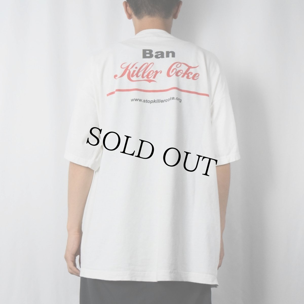 画像4: Killer Coke USA製 キャンペーン運動 プリントTシャツ 2XL (4)