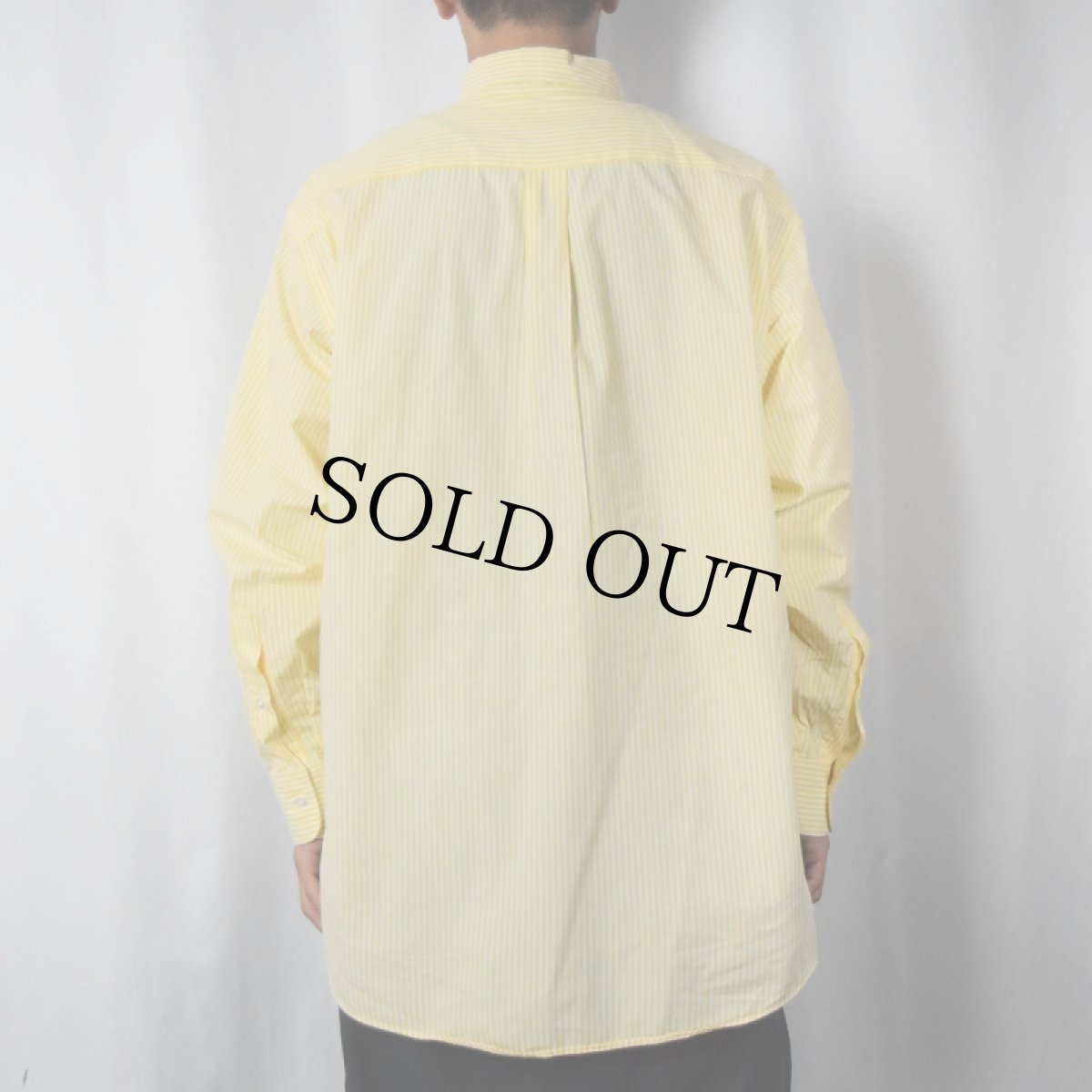 画像3: J.PRESS USA製 ストライプ柄 ボタンダウンシャツ SIZE16 1/2-33 (3)