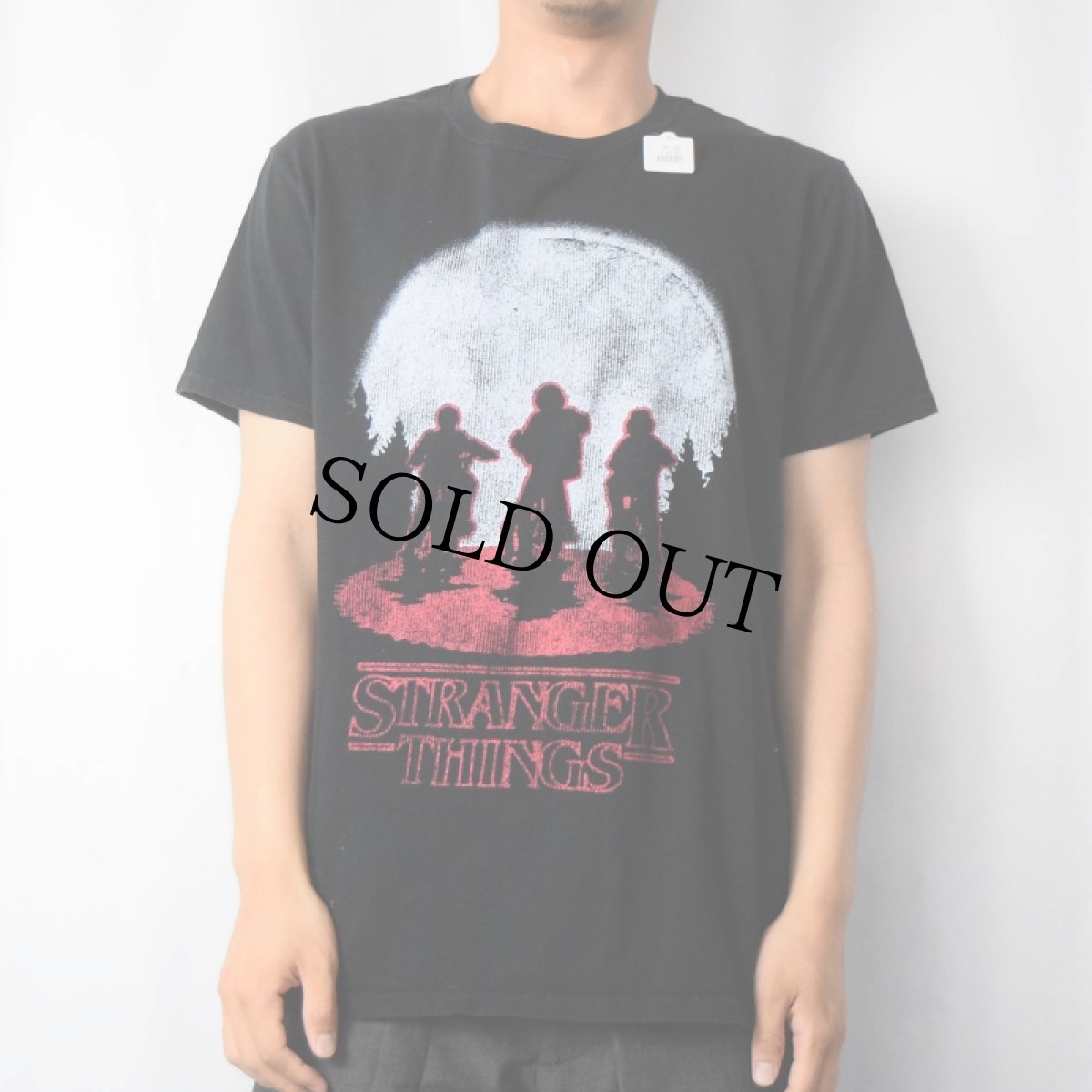 画像2: STRANGER THINGS SFドラマ プリントTシャツ BLACK L (2)