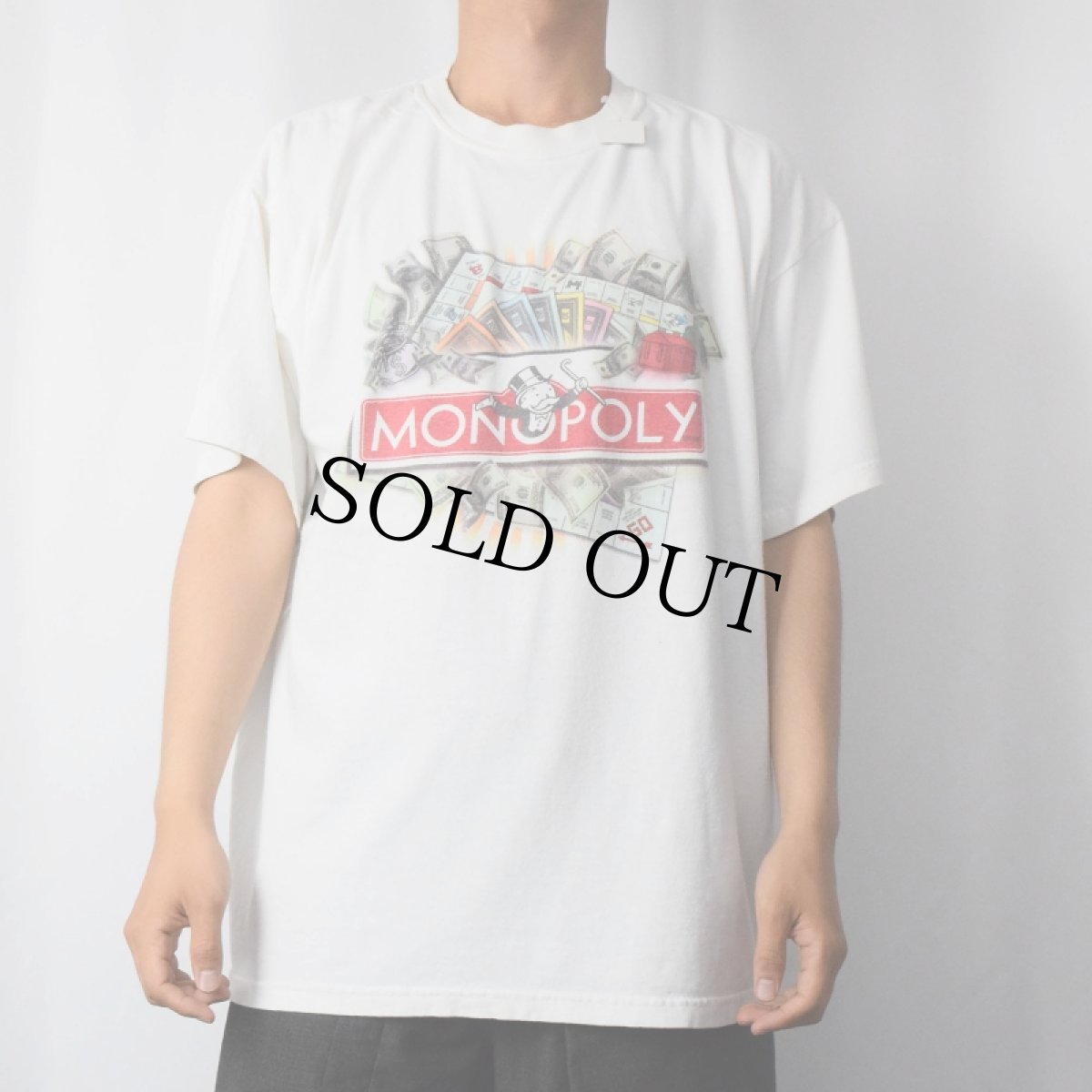 画像2: MONOPOLY ボードゲームプリントTシャツ XL (2)