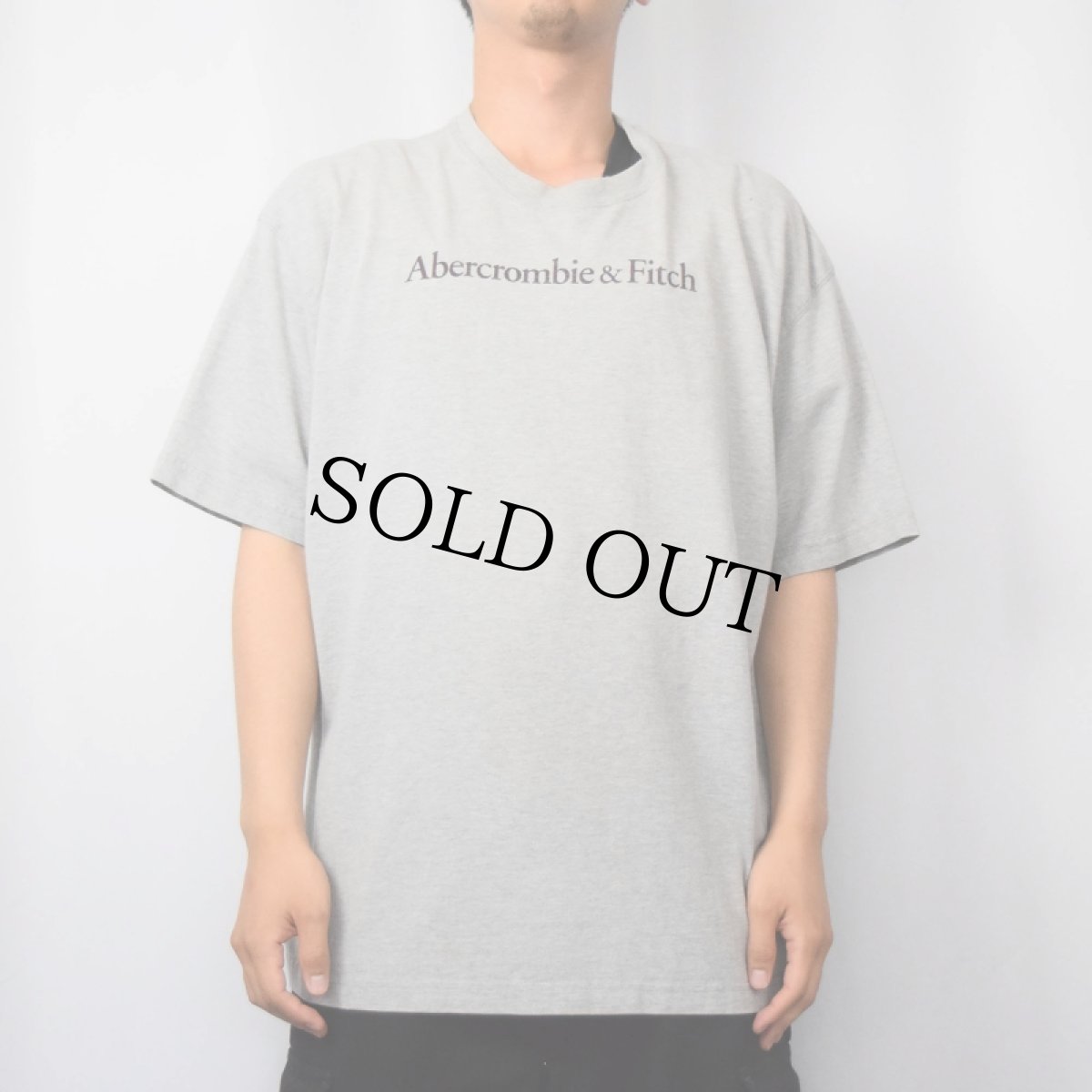 画像2: Abercrombie&Fitch ロゴプリントTシャツ XL (2)