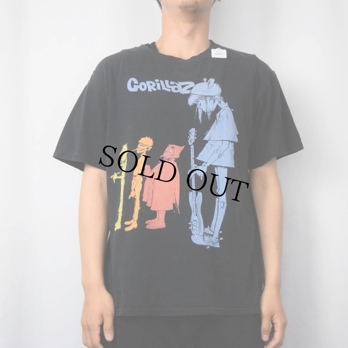 画像2: Gorillas ロックバンドTシャツ BLACK M (2)