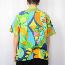 画像3: 【SALE】 70's MALIHINI オールオーバーパターン アロハシャツ (3)