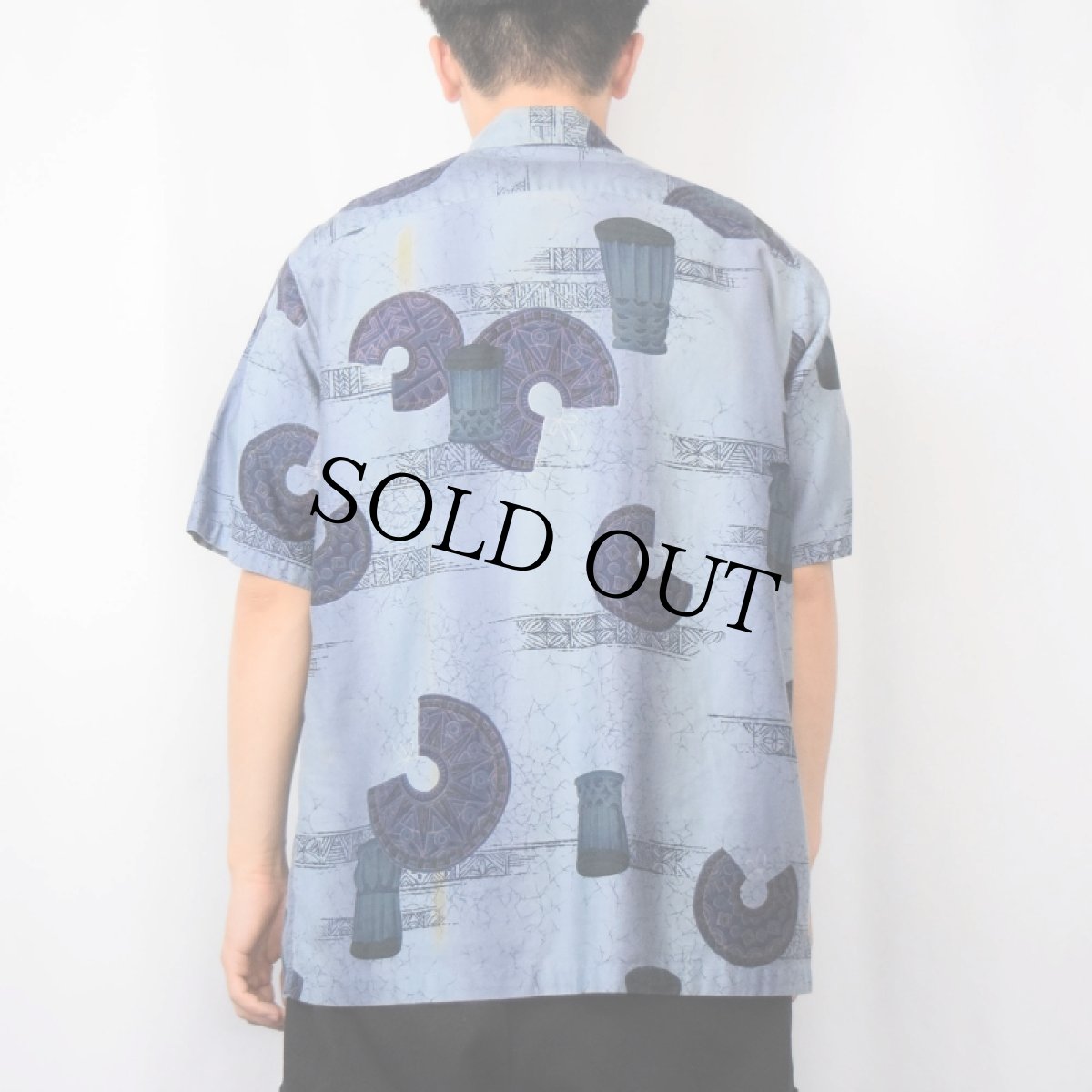 画像3: 70's Reet HAWAII製 オールオーバーパターン アロハシャツ (3)