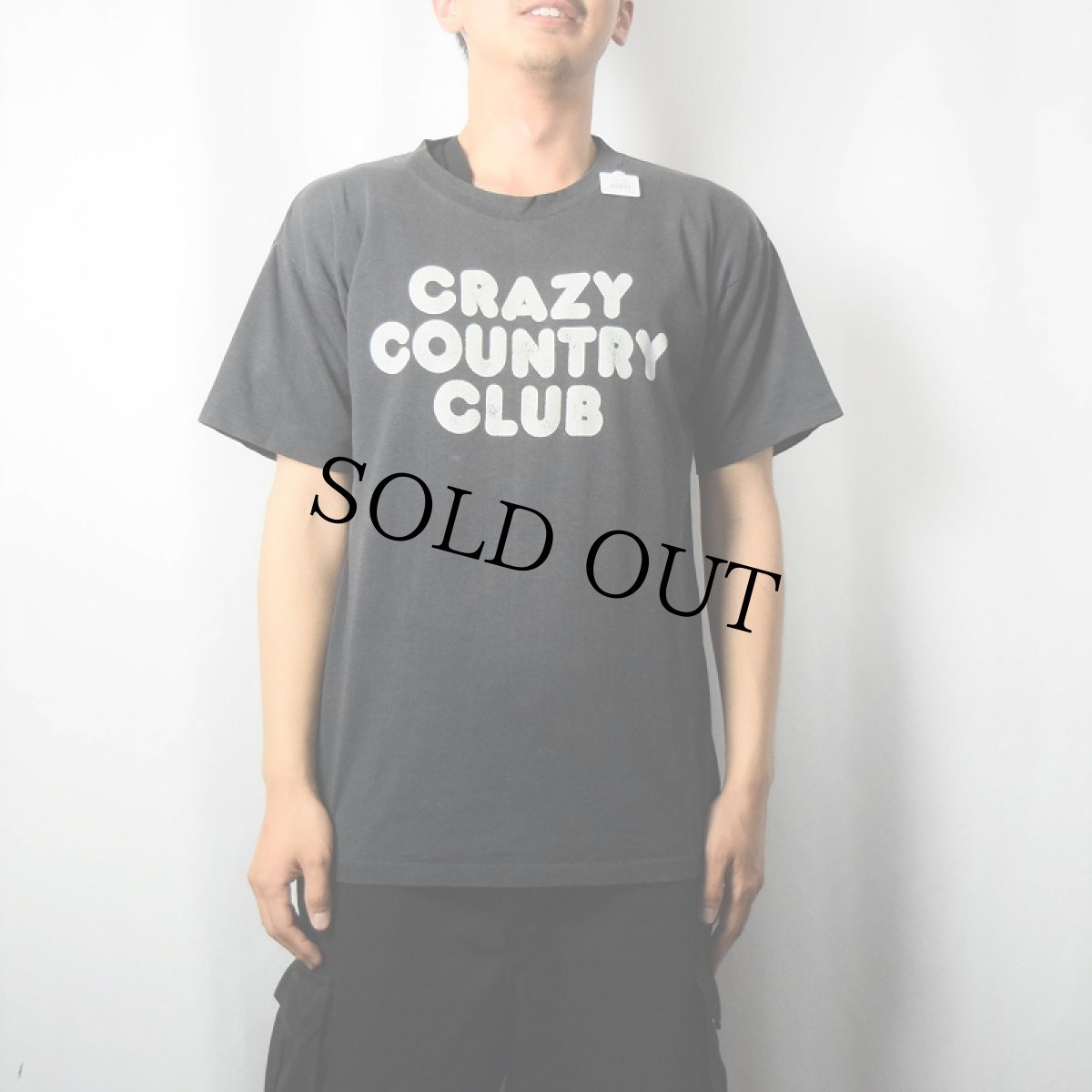画像3: 80's CRAZY COUNTRY CLUB USA製 レストランバープリントTシャツ L (3)