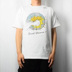 画像2: 【SALE】 90's "Sweet Dreams!" シュールイラストプリントTシャツ (2)