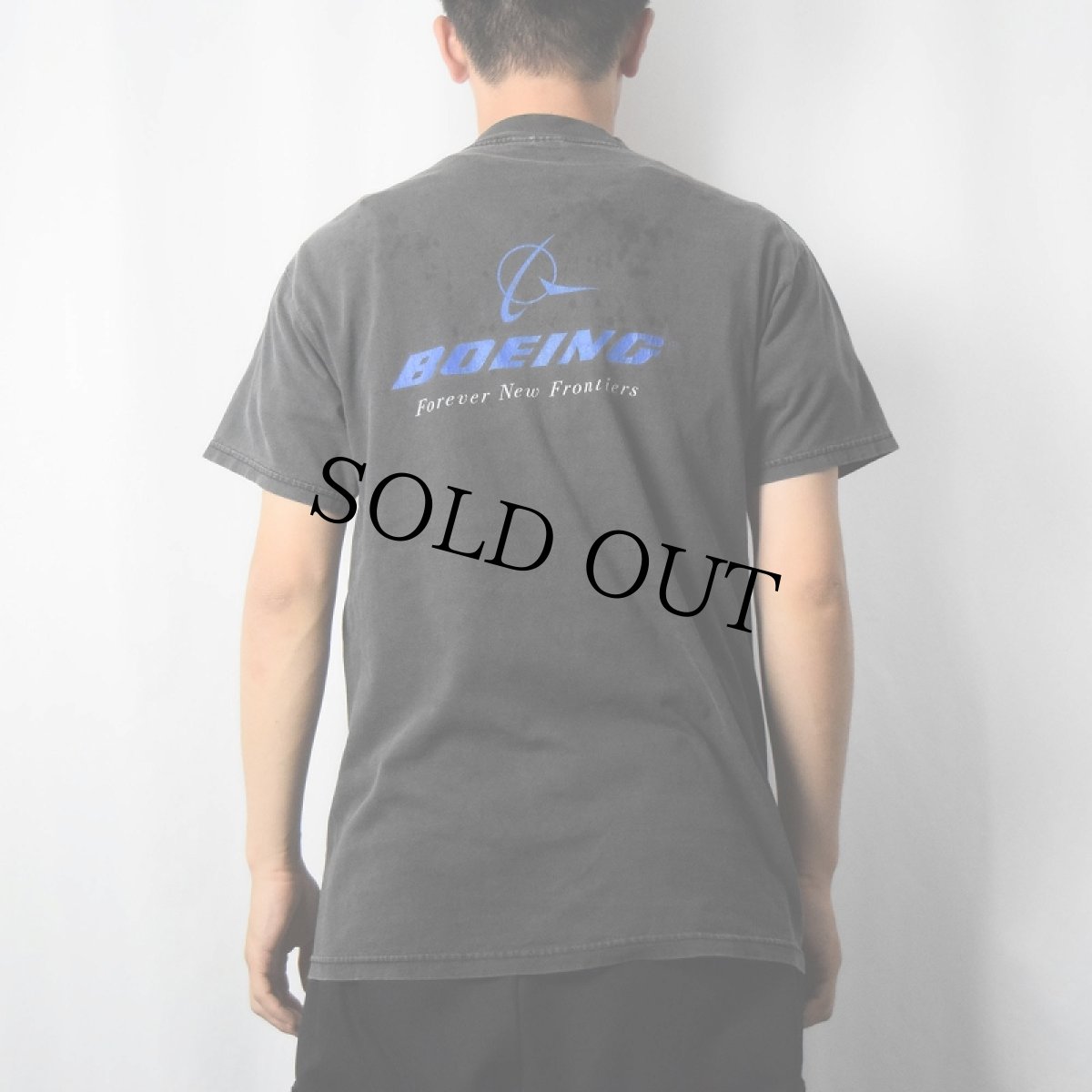 画像4: BOEING "what will tomorrow bring?" 航空宇宙機器製造会社 プリントTシャツ M (4)