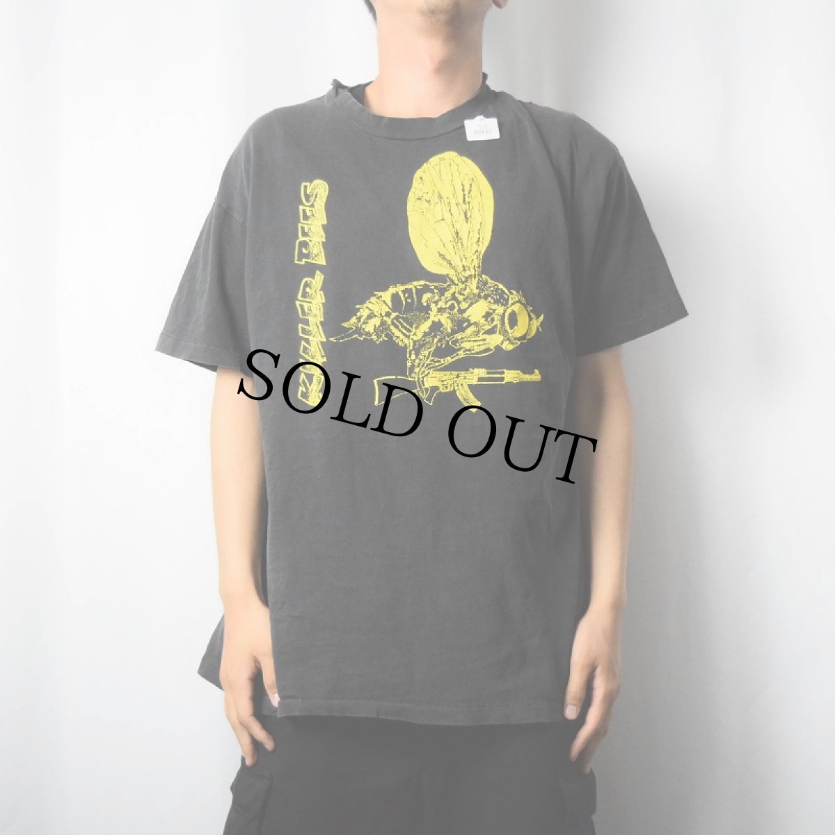 画像2: 90's USA製 "Killer Beers" ミツバチプリントTシャツ XL (2)