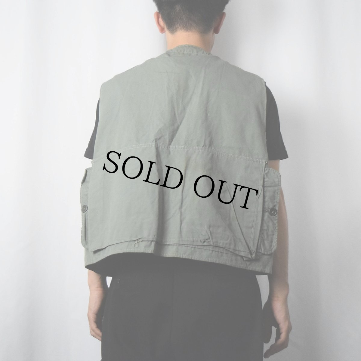 画像3: MANUFACTURED コットンフィッシングベスト (3)