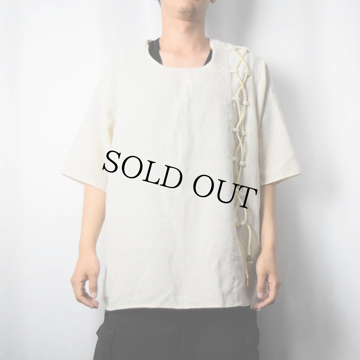 画像2: MM COLLECTION レースデザインプルオーバー XXL (2)