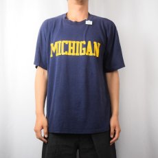 画像2: 80's "MICHIGAN" プリントTシャツ NAVY (2)