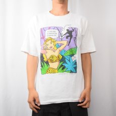画像2: 【SALE】 90's "I CAN FEEL A HEADACHE COMING ON..." イラストプリントTシャツ XL (2)