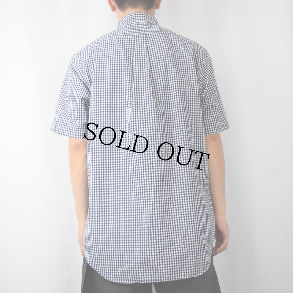 画像3: Ralph Lauren "CLASSIC FIT" ギンガムチェック柄 コットンボタンダウンシャツ M (3)