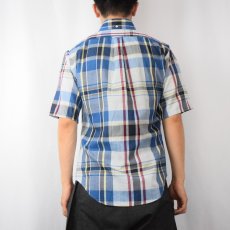 画像3: 60's TOWNCRAFT "PENN-PREST" チェック柄 3点留め ボタンダウンシャツ S (3)