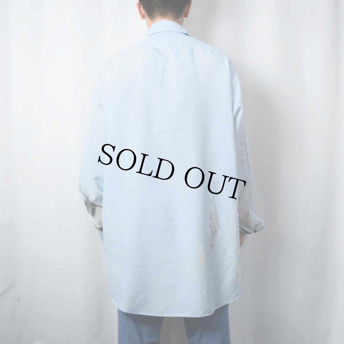 画像3: 〜90's TOWNCRAFT ペンキペイントシャツ XL (3)