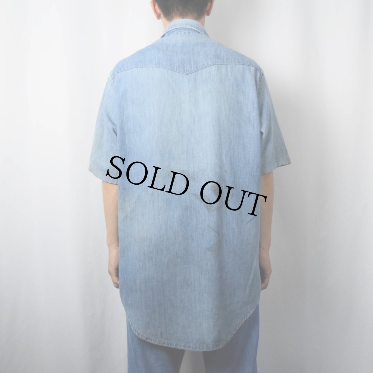 画像3: 70's JCPenney BIG MAC デニムウエスタンシャツ (3)