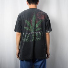 画像4: "USDA ORGANIC" ガンジャ×スカルプリントTシャツ (4)