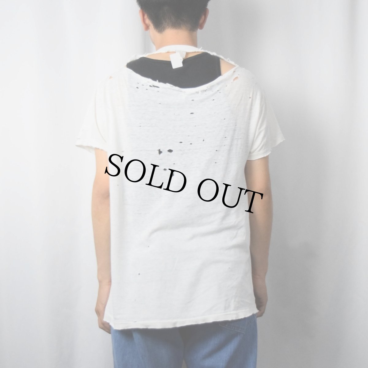 画像3: 80〜90's USA製 "WILLIE'S MOTOR OIL" プリントTシャツ L (3)