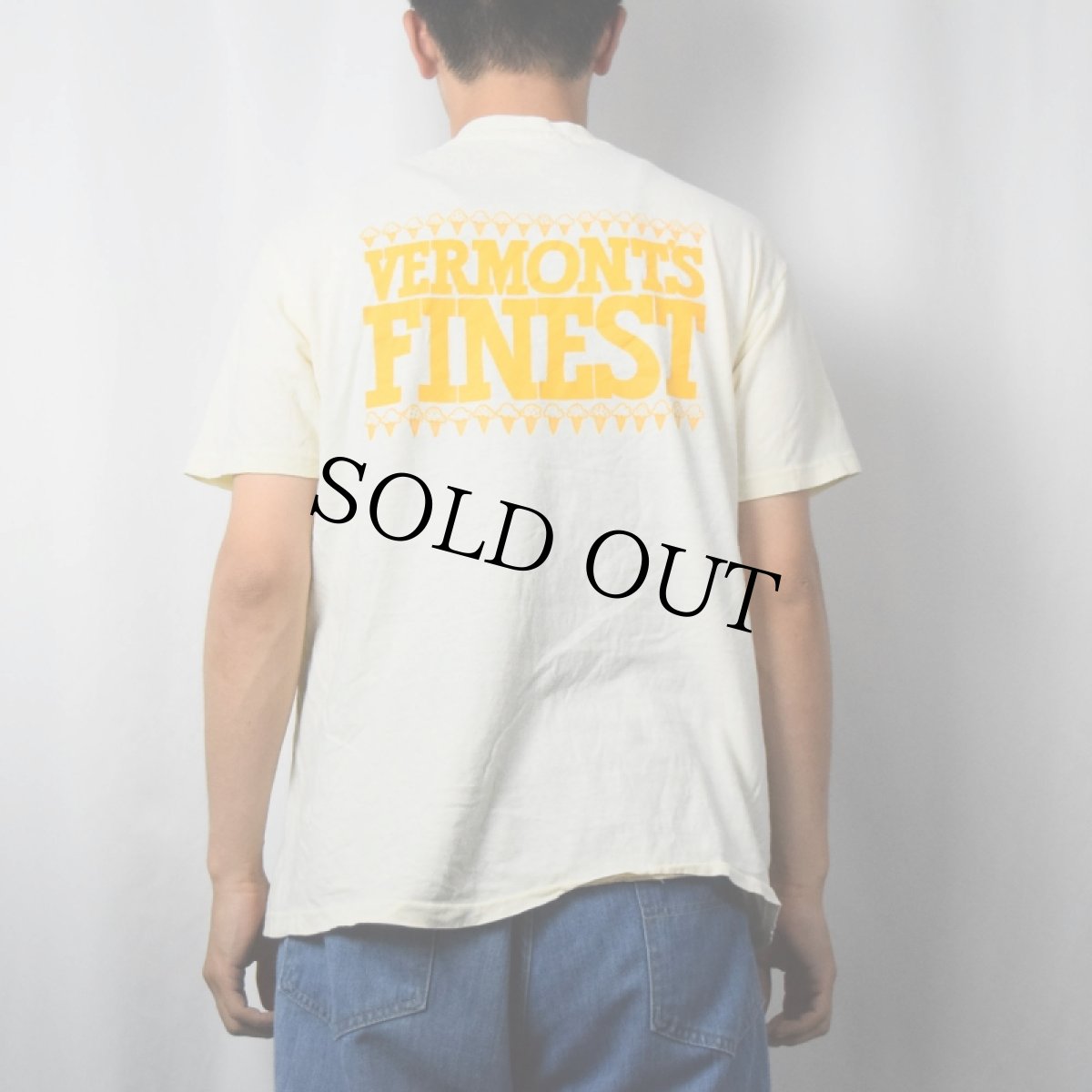 画像3: 【SALE】 80's BEN&JERRY'S USA製 "CHUNKY monkey" 企業プリントTシャツ XL (3)