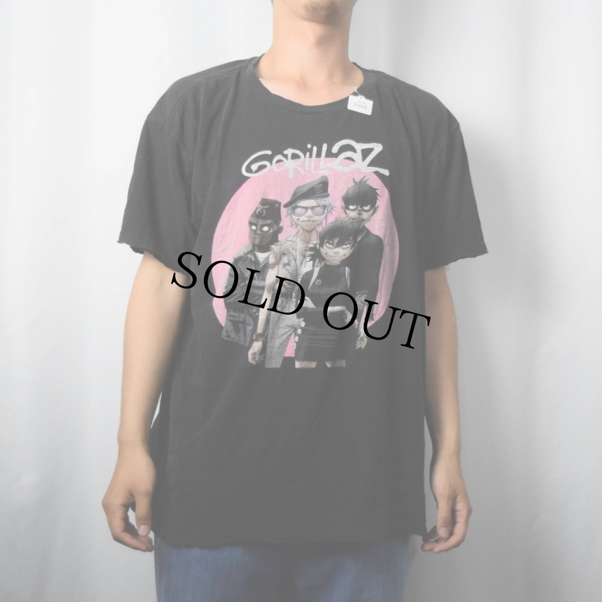 画像2: GORILLAZ ロックバンドTシャツ BLACK (2)