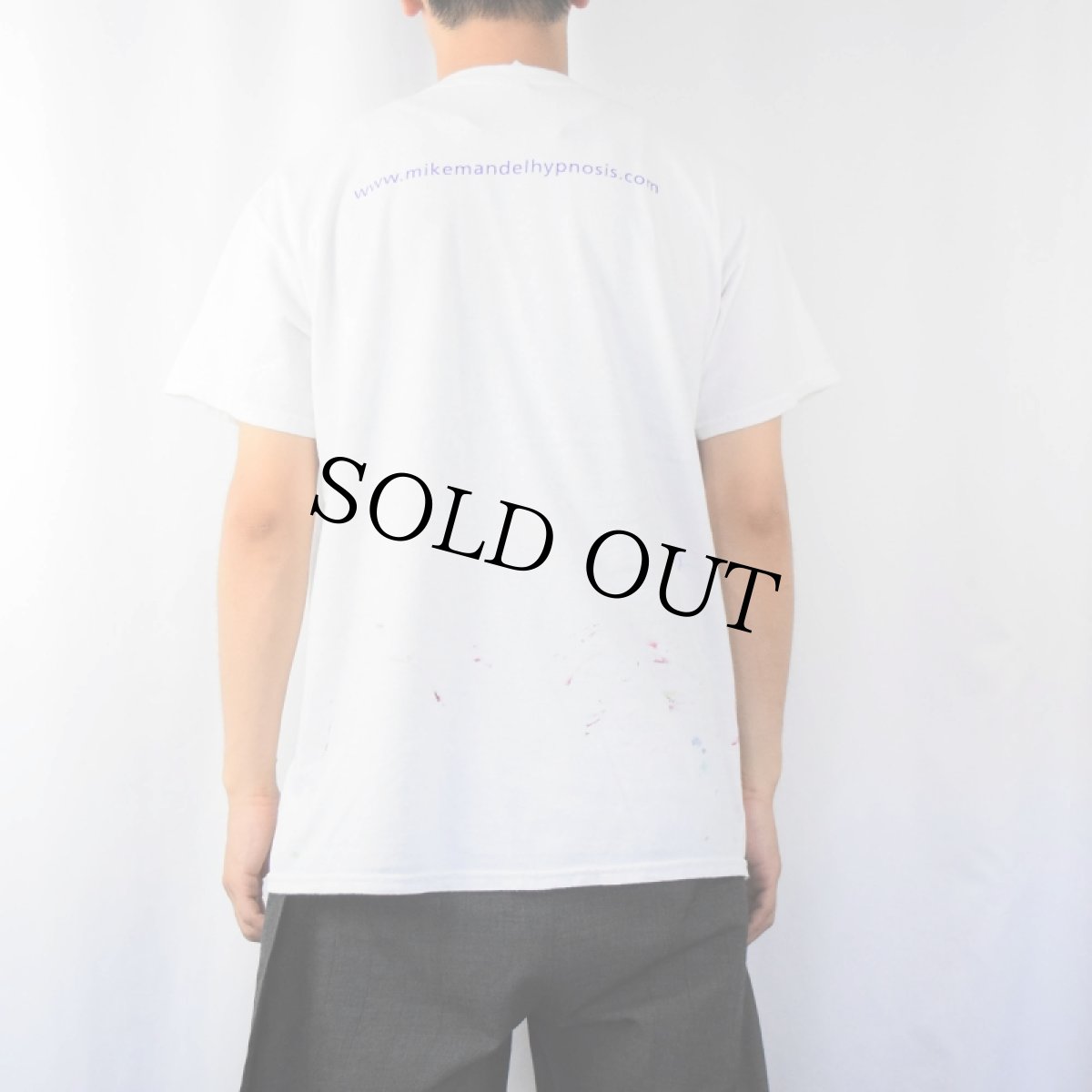 画像4: "Hypnotic Storm Riders" ペンキペイント プリントTシャツ L (4)