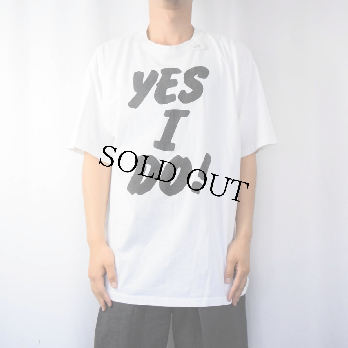 画像3: 90's Scott Angrave USA製 "YES I DO!" サイン入り コメディアンツアーTシャツ XL (3)