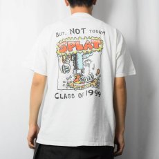 画像4: 90's USA製 "CHEER UP LITTLE FRIEND..." シュールイラストプリントTシャツ L (4)