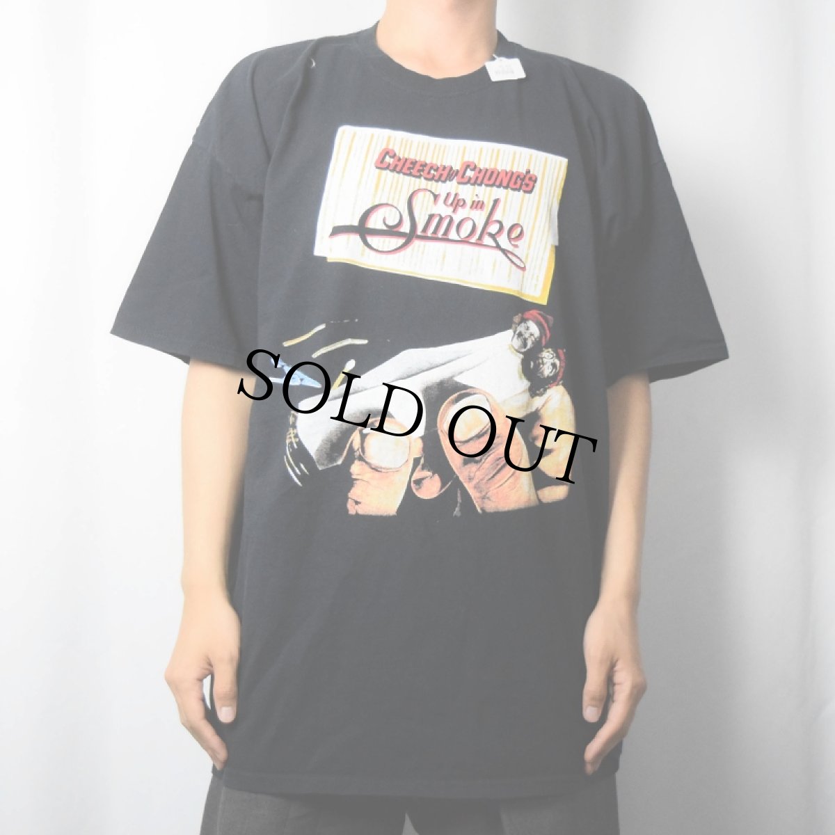 画像2: Cheech & Chong "Up in Smoke" コメディ映画プリントTシャツ 2XL (2)