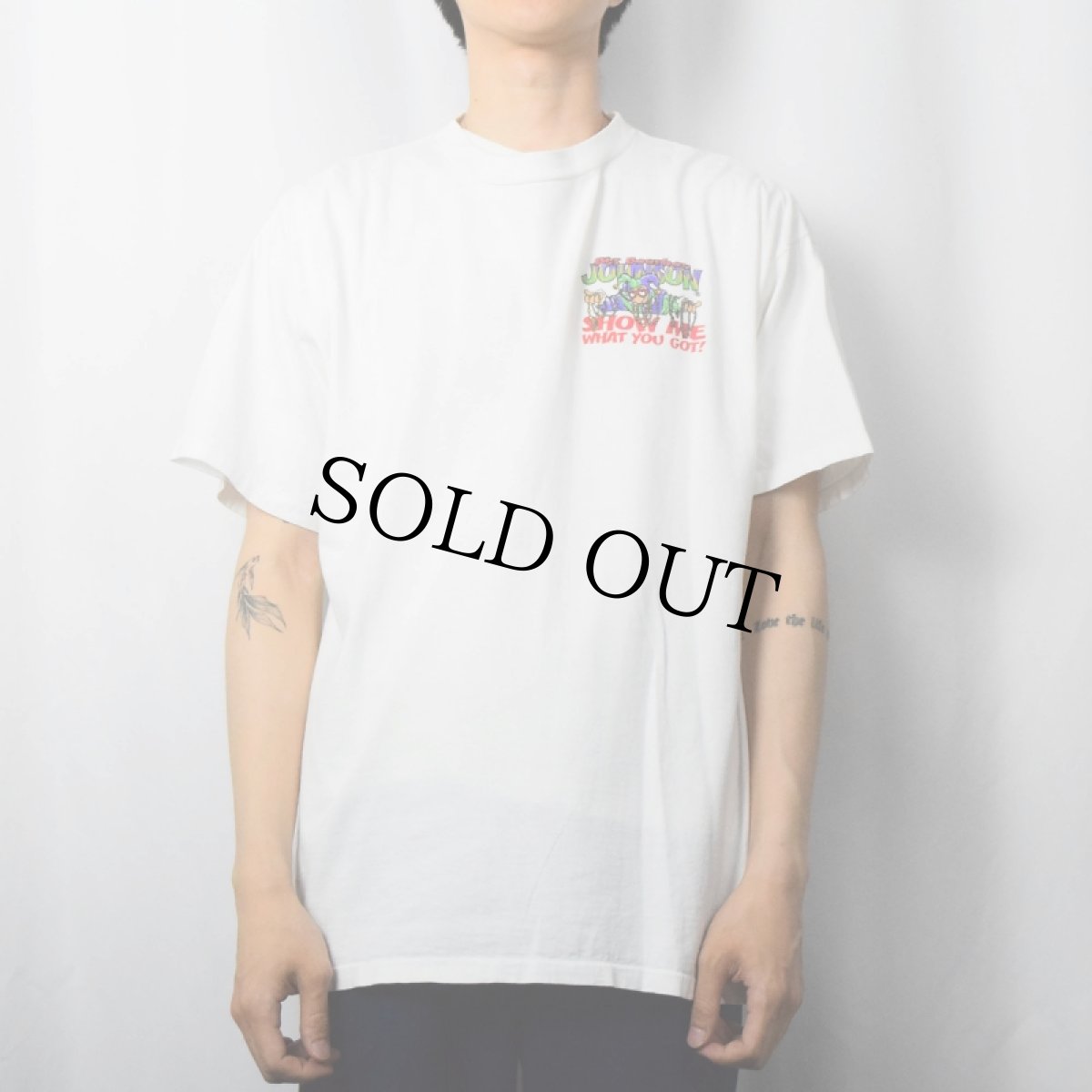 画像3: 90's BIG JOHNSON シュールイラスト エロTシャツ XL (3)