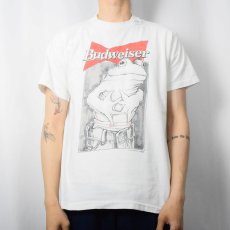 画像2: 90's Budweiser USA製 "Calvin Klein" ビールメーカー パロディTシャツ M (2)